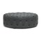 Baxton Studio Cardiff Dark Gray Linen Modern Tufted Ottoman 87-4390 - alternate 1